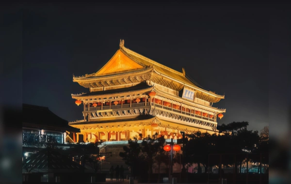 Xi'an Bell Tower: Ein Zeitraum-Dialog zwischen sechshundert Jahren Morgenglocke und Abendtrommel und den alten und modernen zentralen Achsen-4