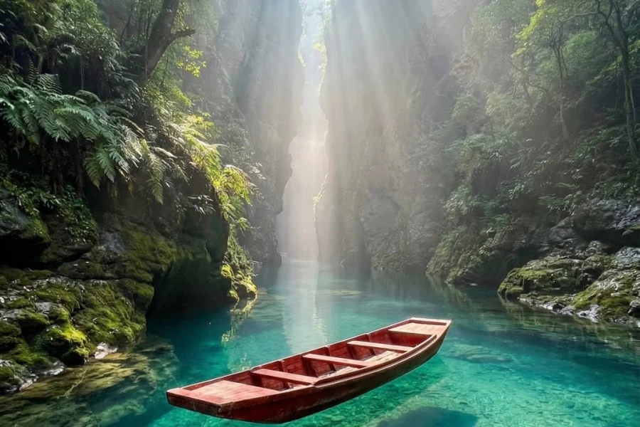 エンシ・グランド・キャニオン:天国と地球が刻まれたカルスト・エピック・ジャーニー-3